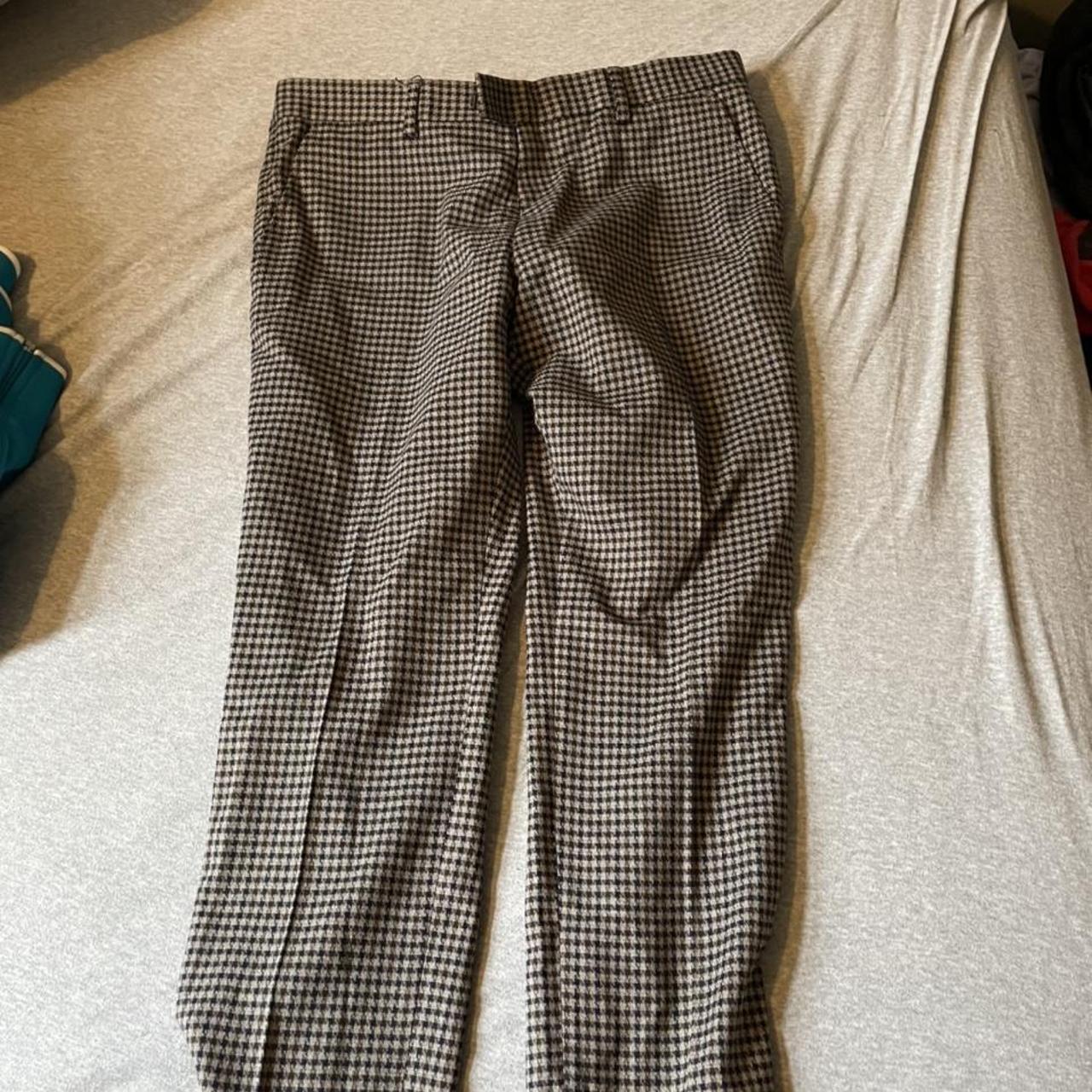 Moss Bros stylish chequered trousers 34 waist, leg... - Depop