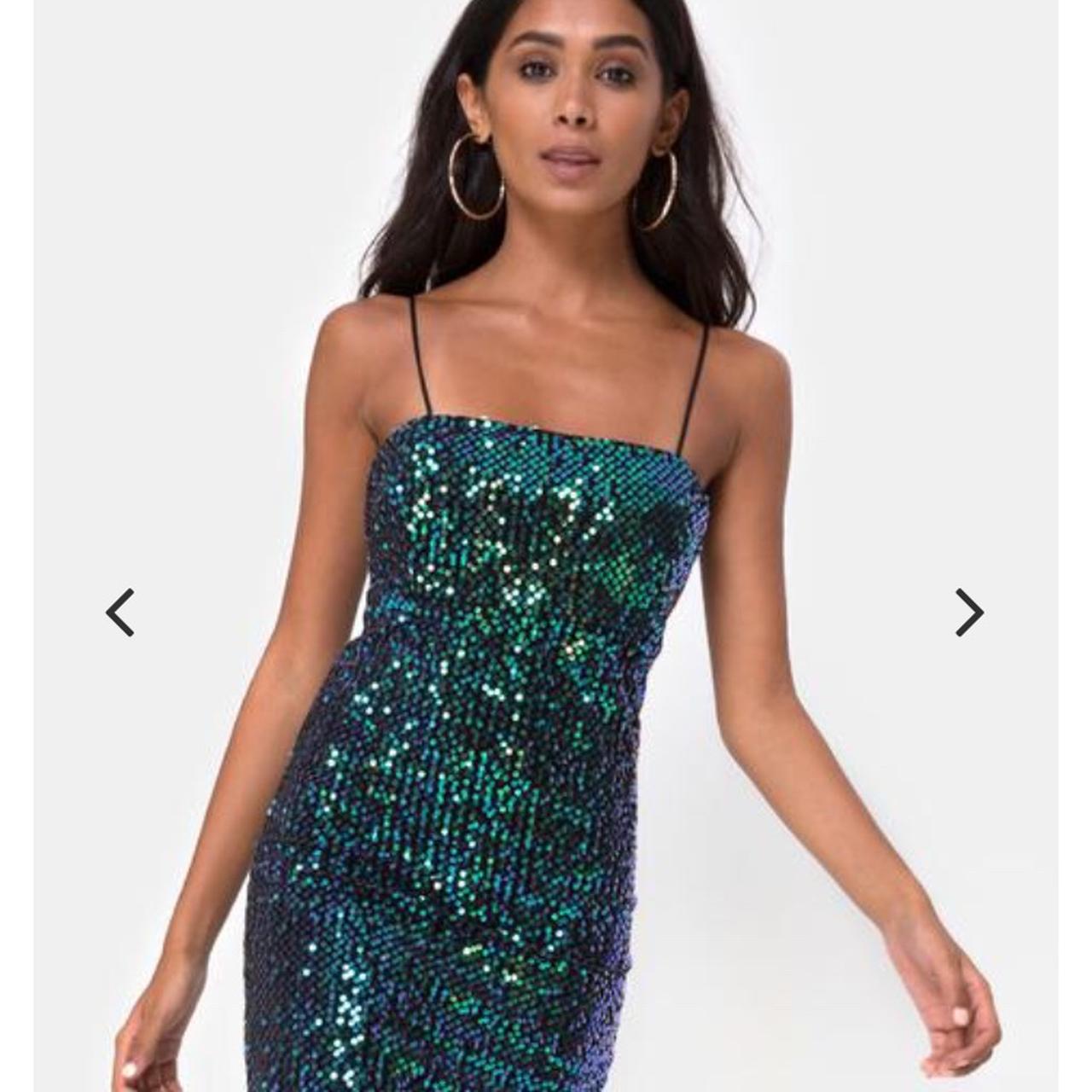 Motel rocks cecile slip dress in velvet green