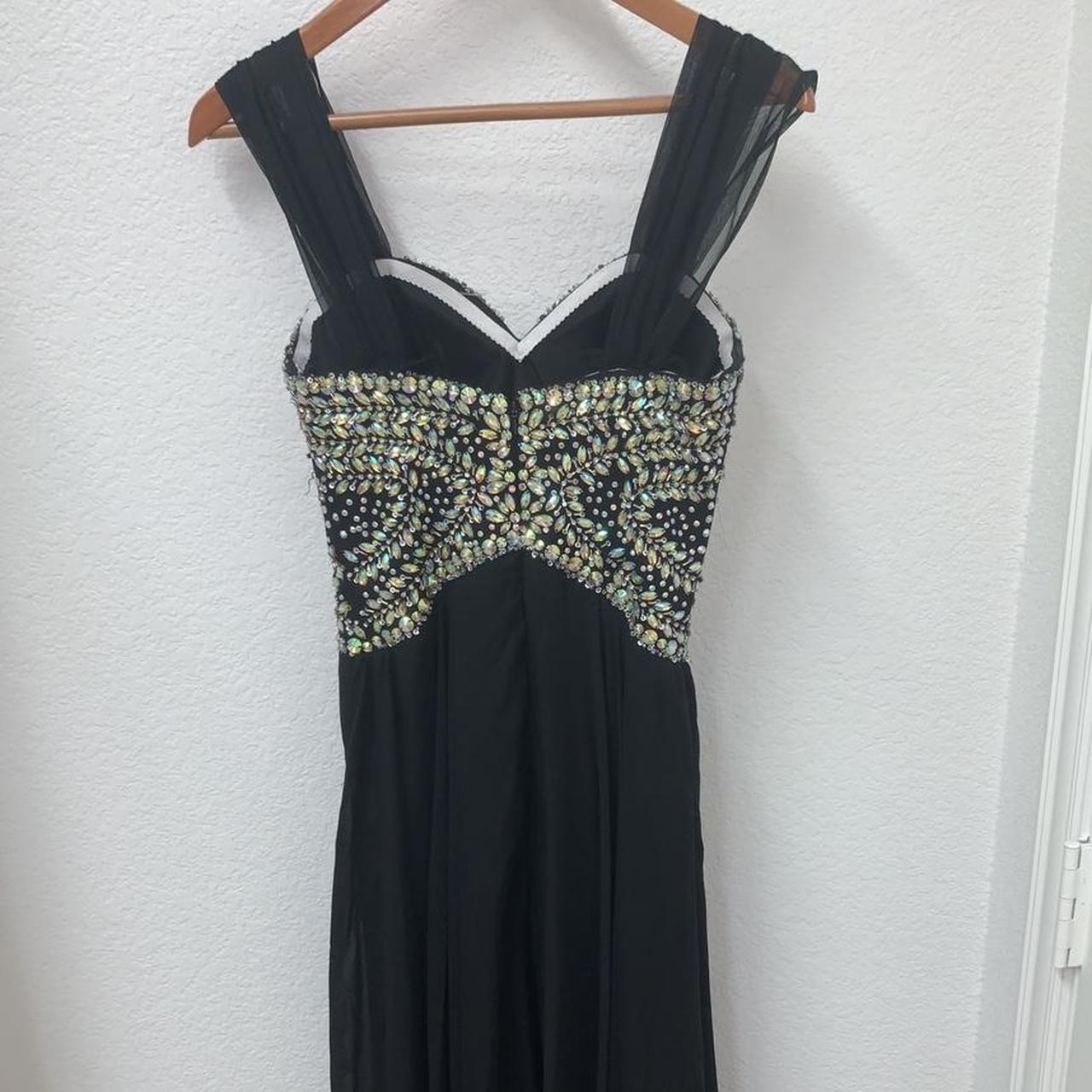 Women's Black and Silver Dress (3)