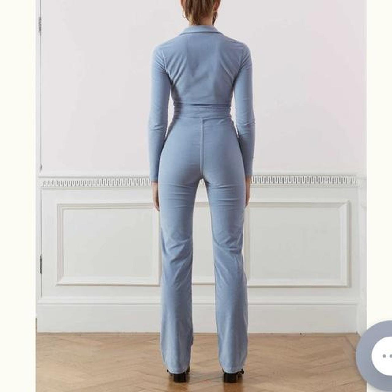 Peachy Den the Nellie jumpsuit. Front zip, straight... Depop