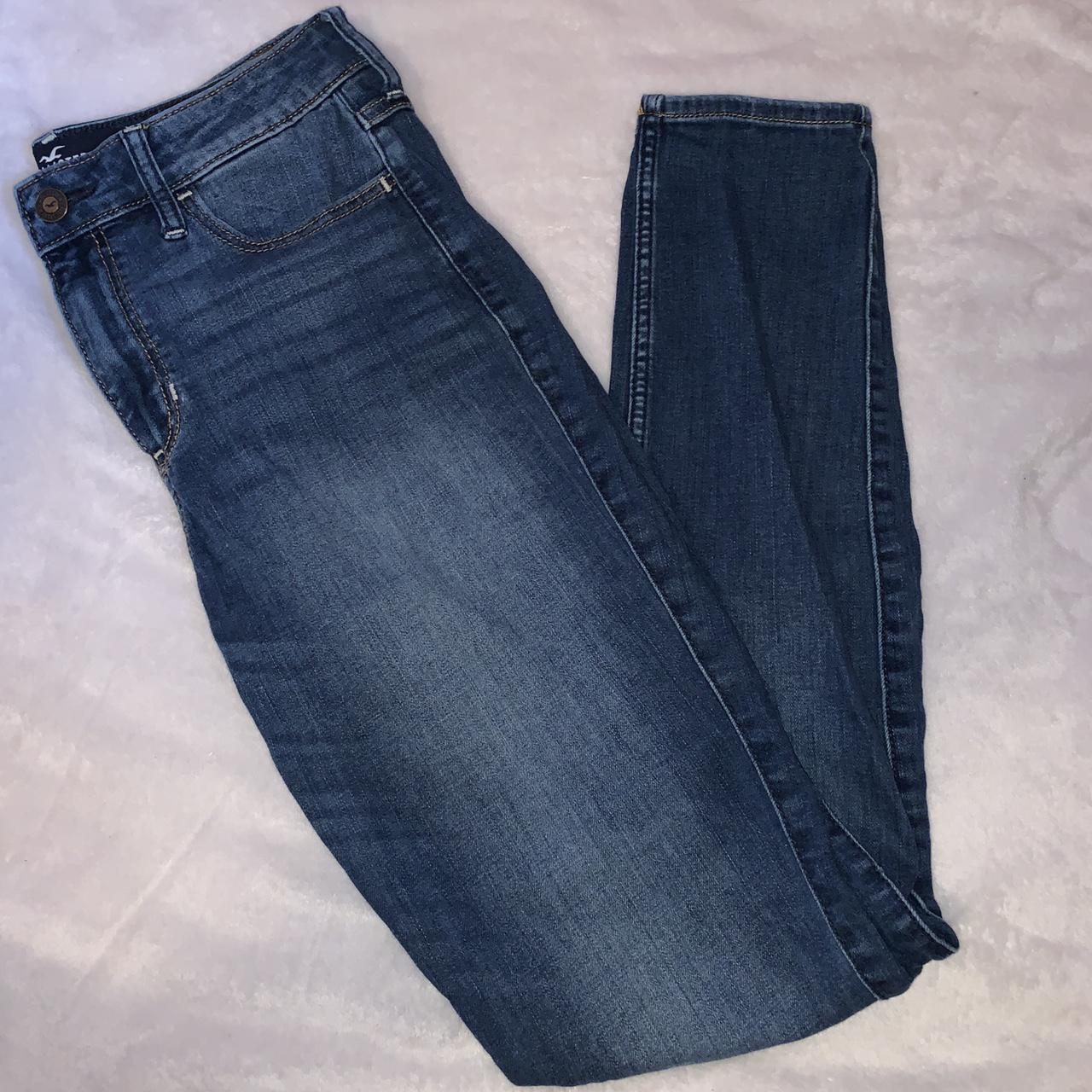 hollister dark wash jeans