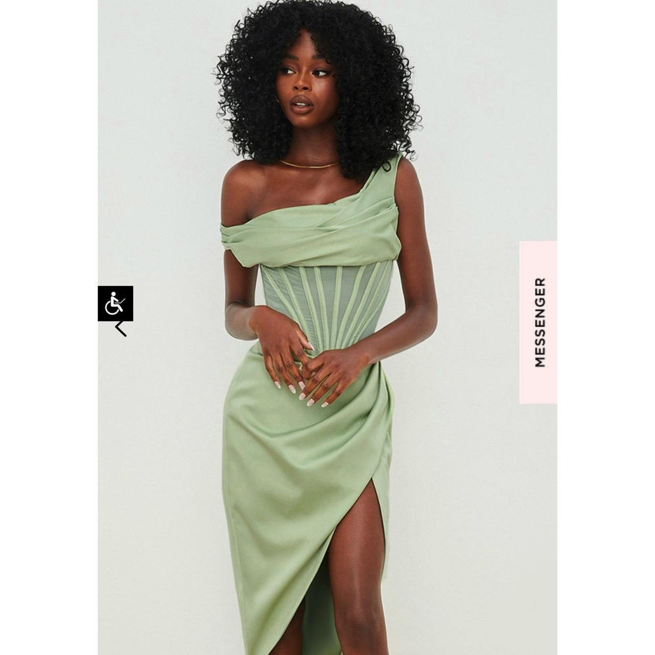 🫑 house of cb lulu pistachio dress 🍏 size medium -... - Depop