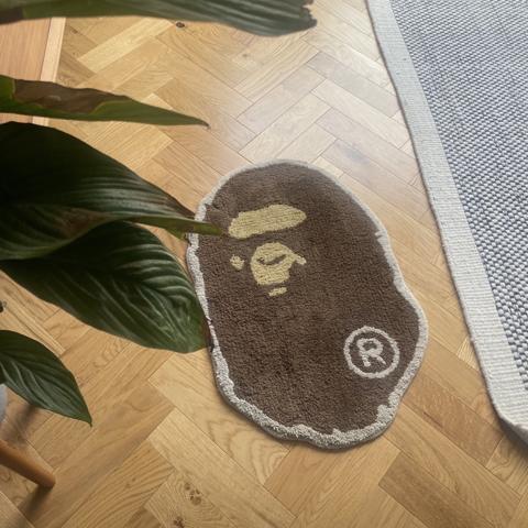 A BATHING APE RUG FOR SALE (2017) BAPE HEAD - Depop