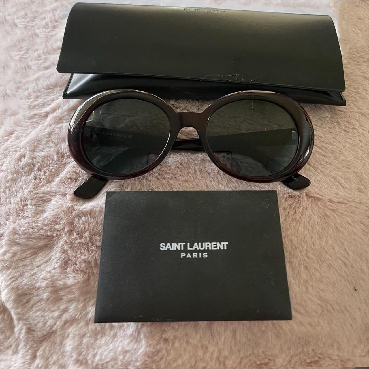 YSL Cat eye sunglasses Brand new comes with box, - Depop