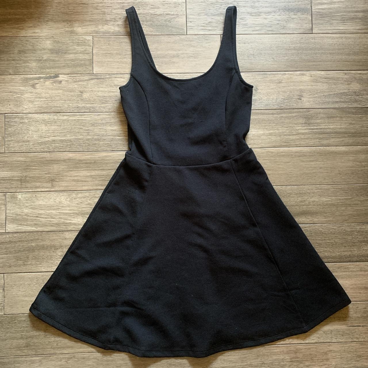 black mini dress fits more an xs... - Depop