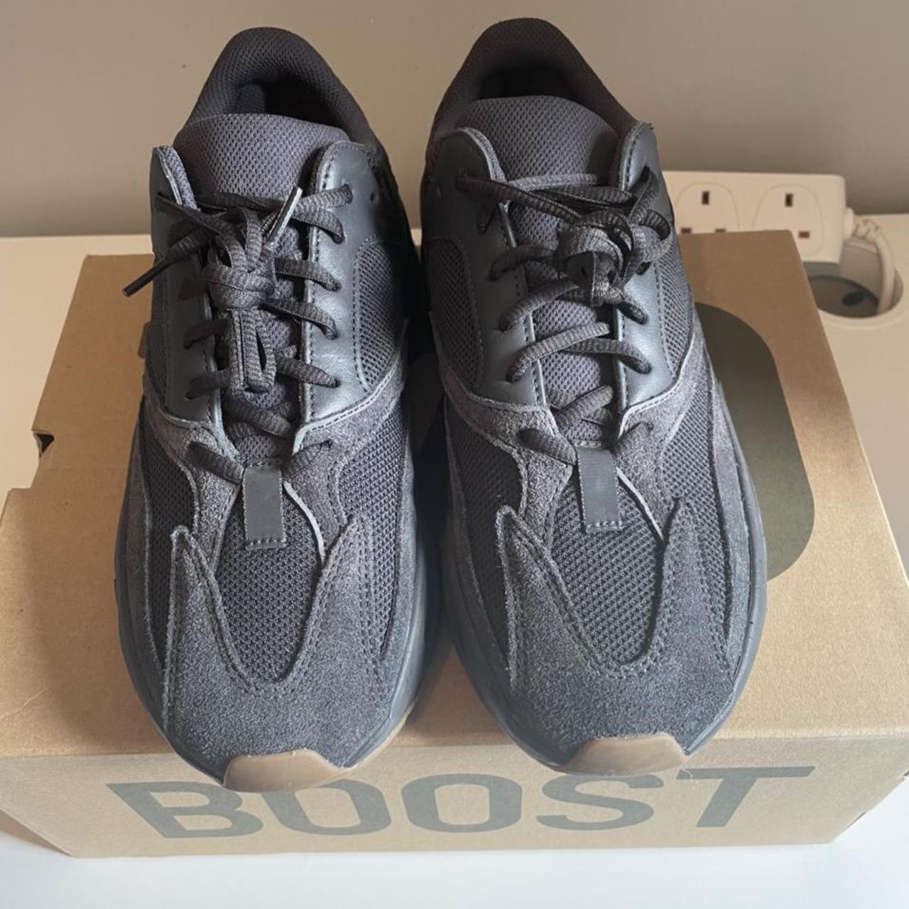 ADIDAS YEEZY BOOST 700 UTILITY BLACK • worn few... - Depop