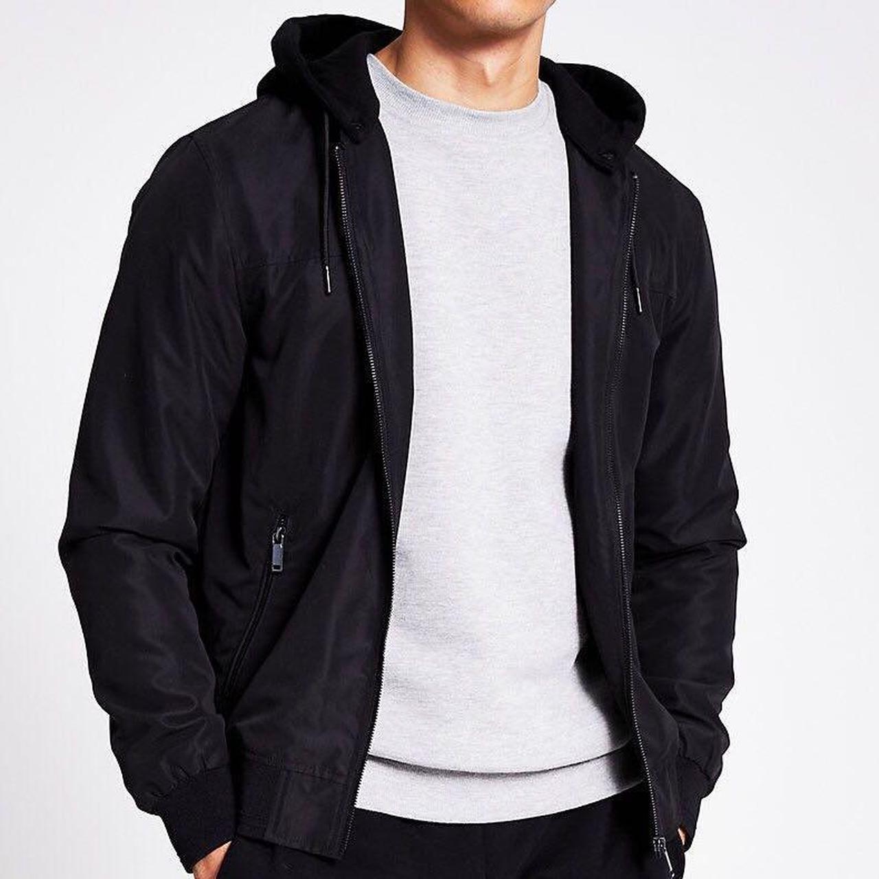 H&m hooded bomber outlet jacket