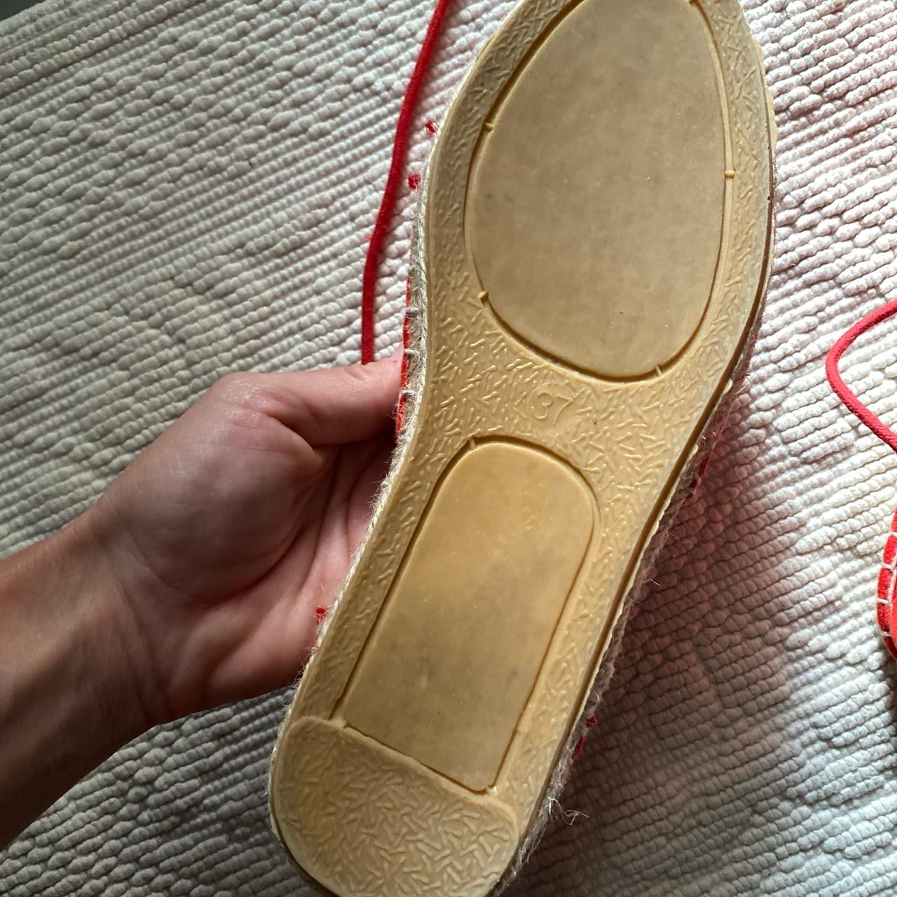 Espadrillas rosse con lacci alla schiava. Comprate... - Depop