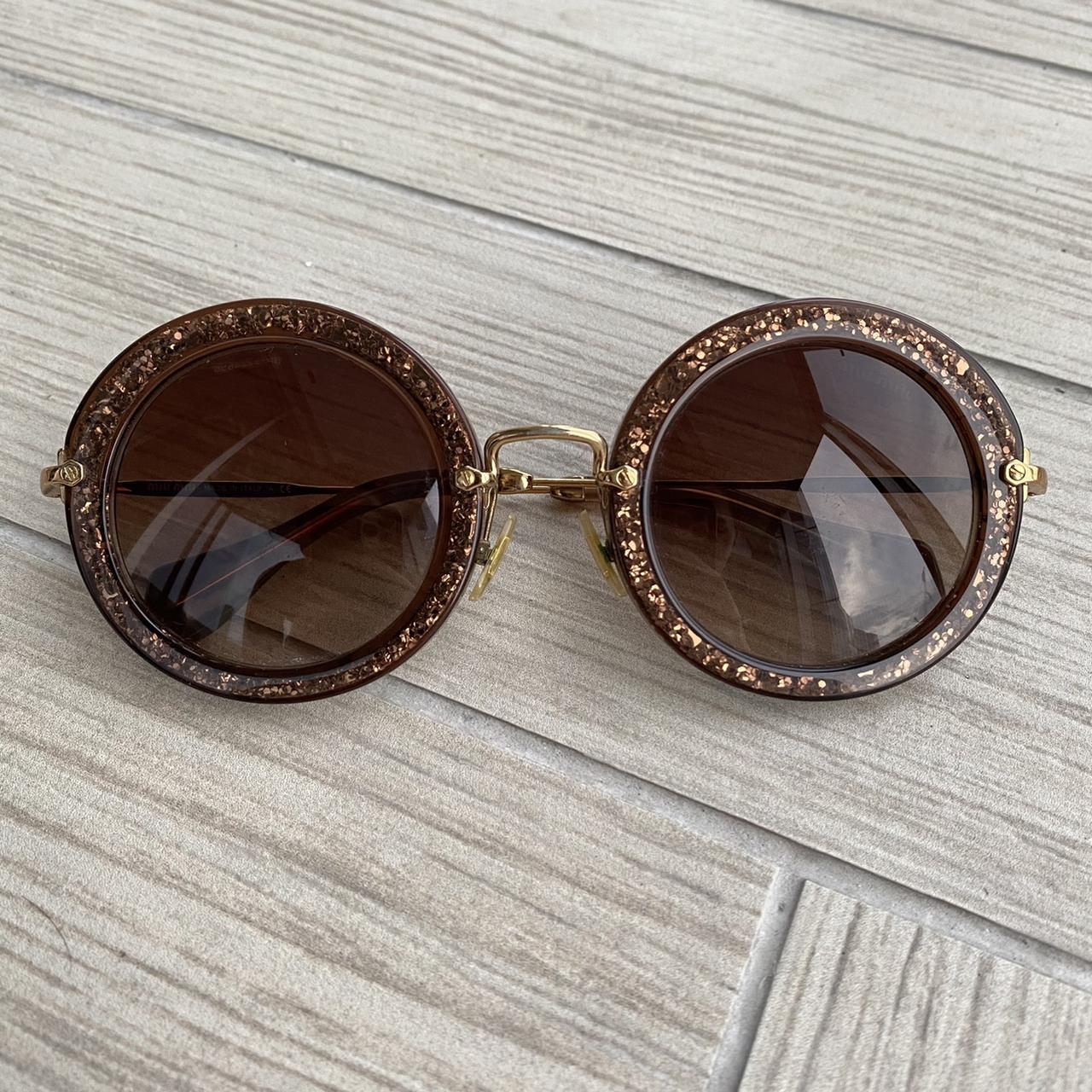 miu miu sunglasses round