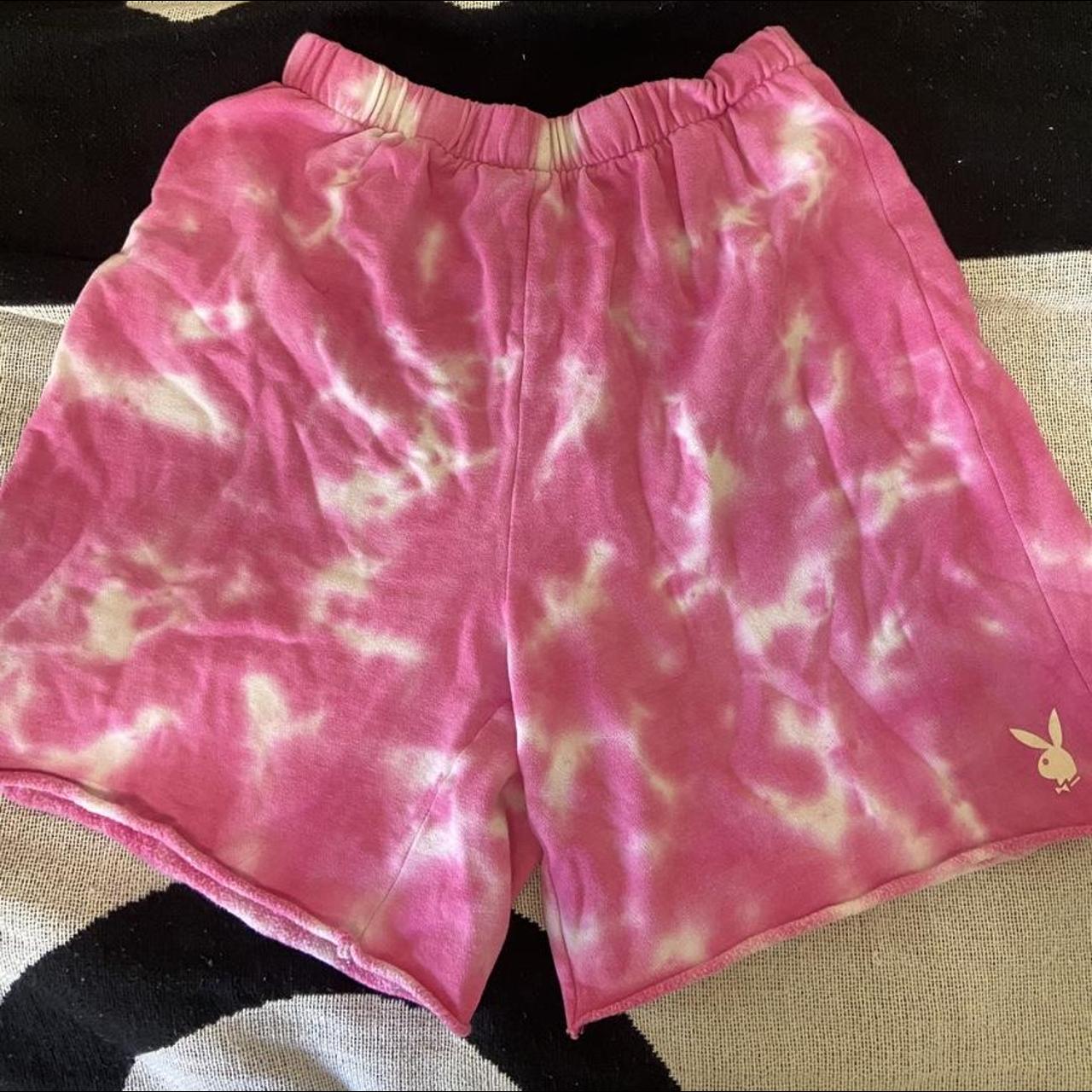 playboy tie dye shorts
