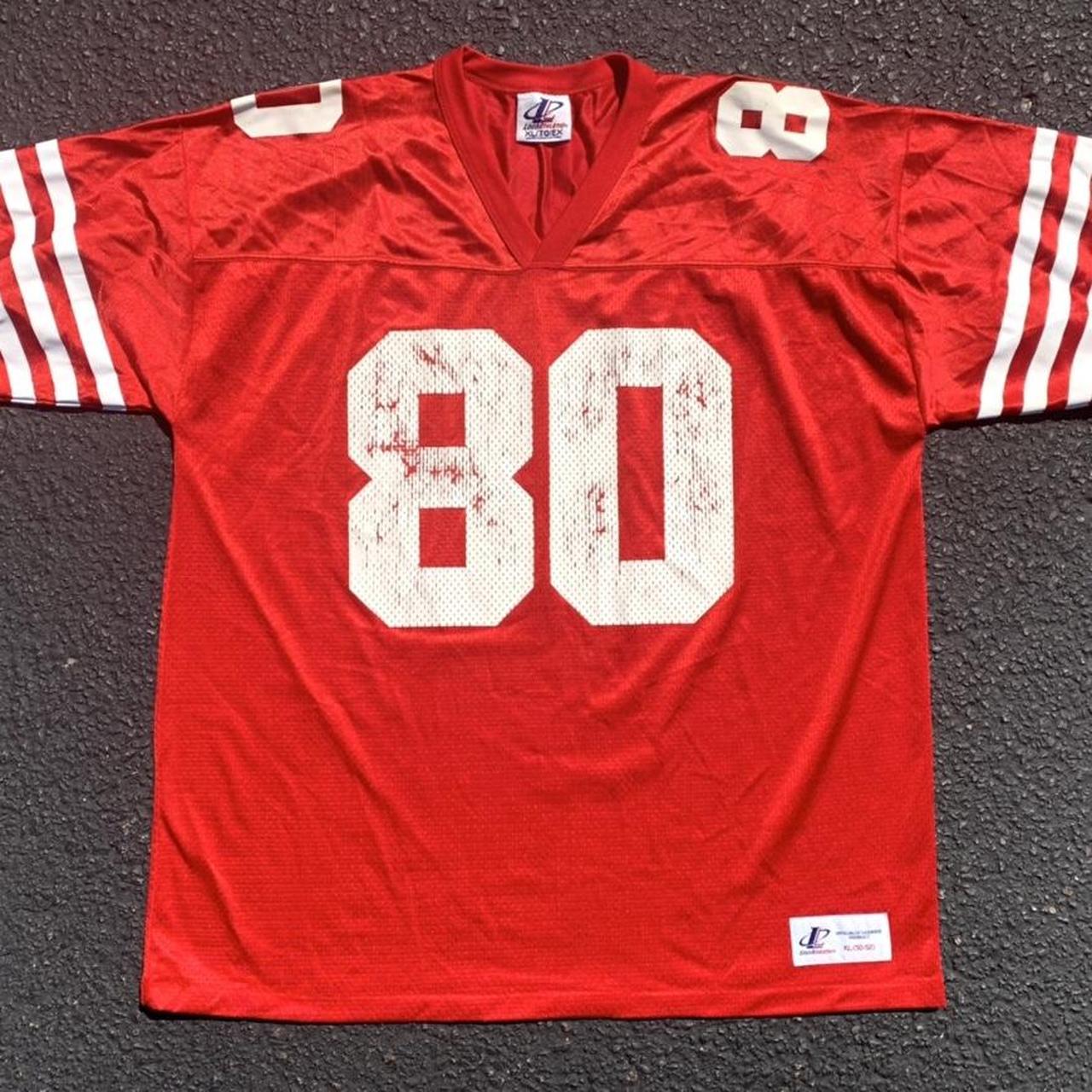 Logo Athletic, Shirts, Vintage Logo Athletic Jerry Rice San Francisco  49ers Jersey