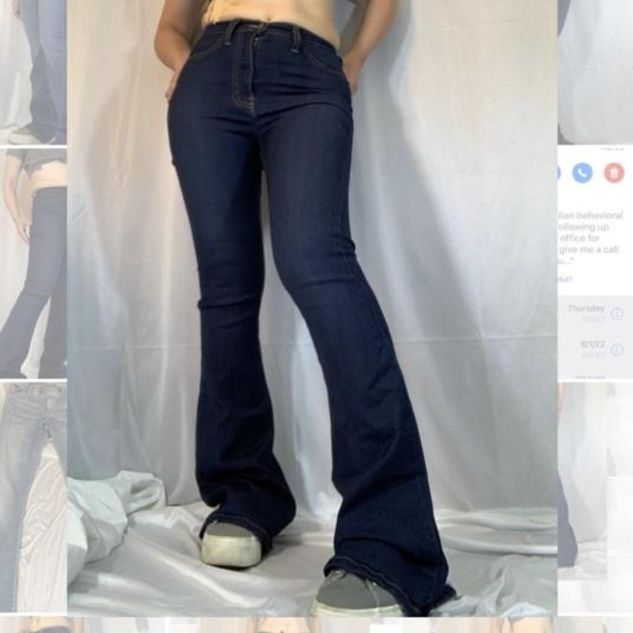 Product Image 1 - Navy high rise flare jeans