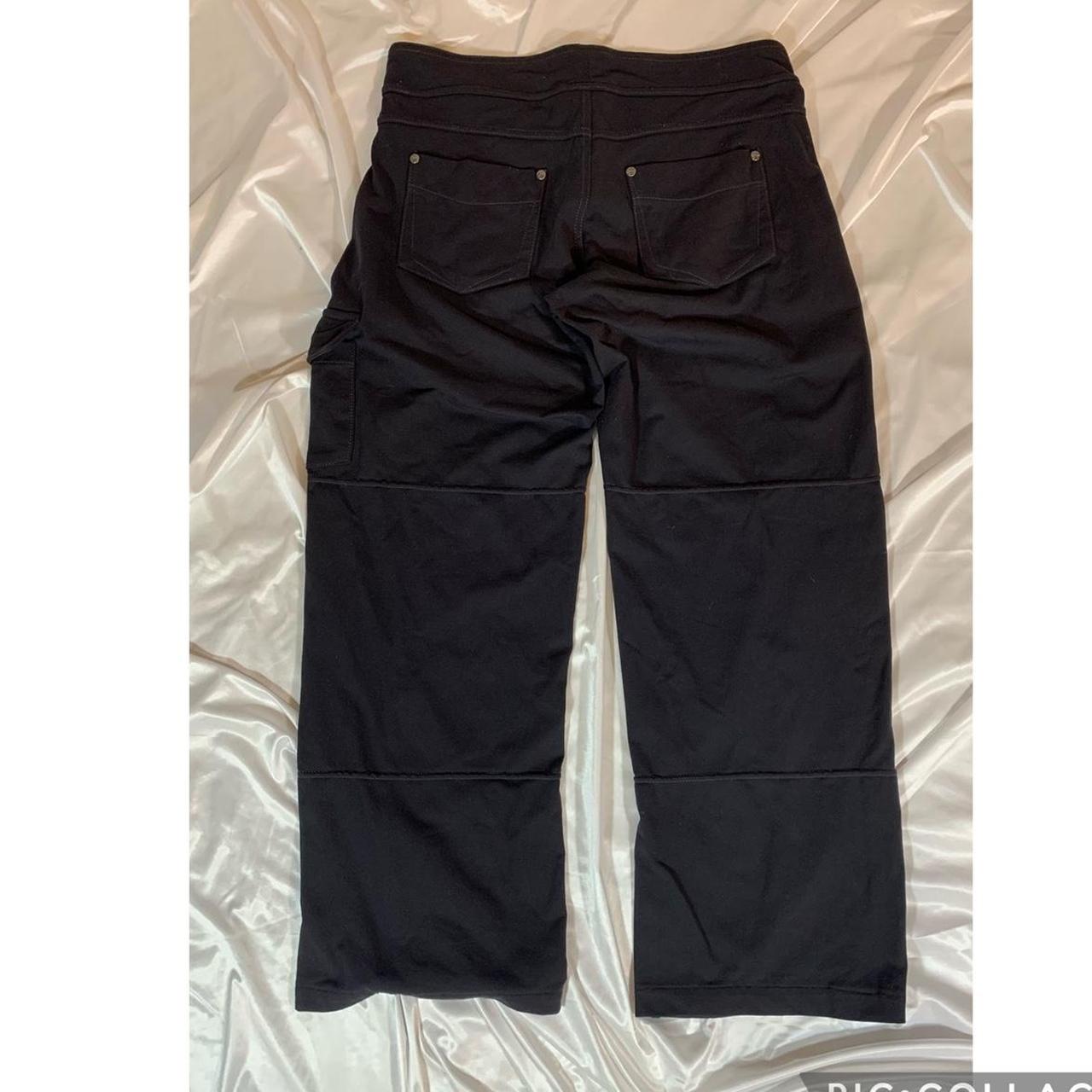 Product Image 4 - Black low rise cargo pants(b1)
Wide