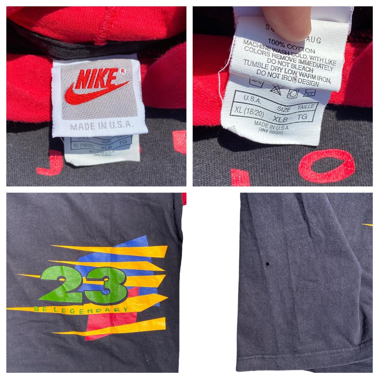 Vintage Nike Air Jordan Shirt 🖤 90s Nike Jordan - Depop