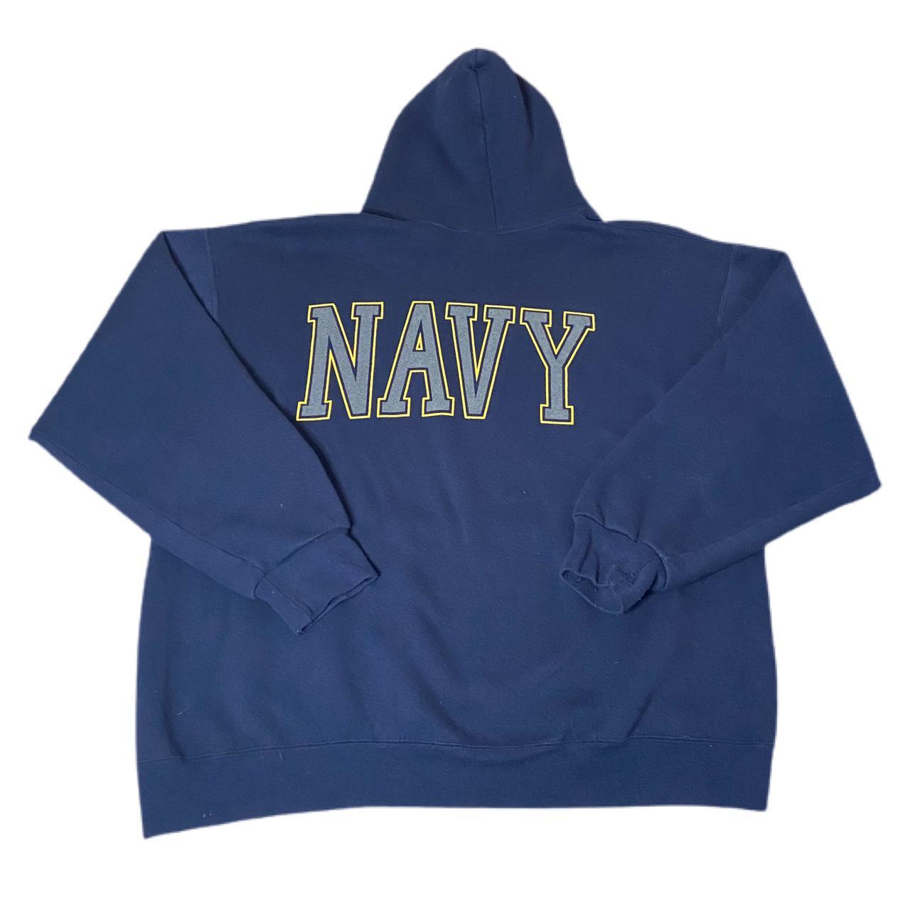 Vintage US Navy Hoodie Sweatshirt 💙 90s United... - Depop