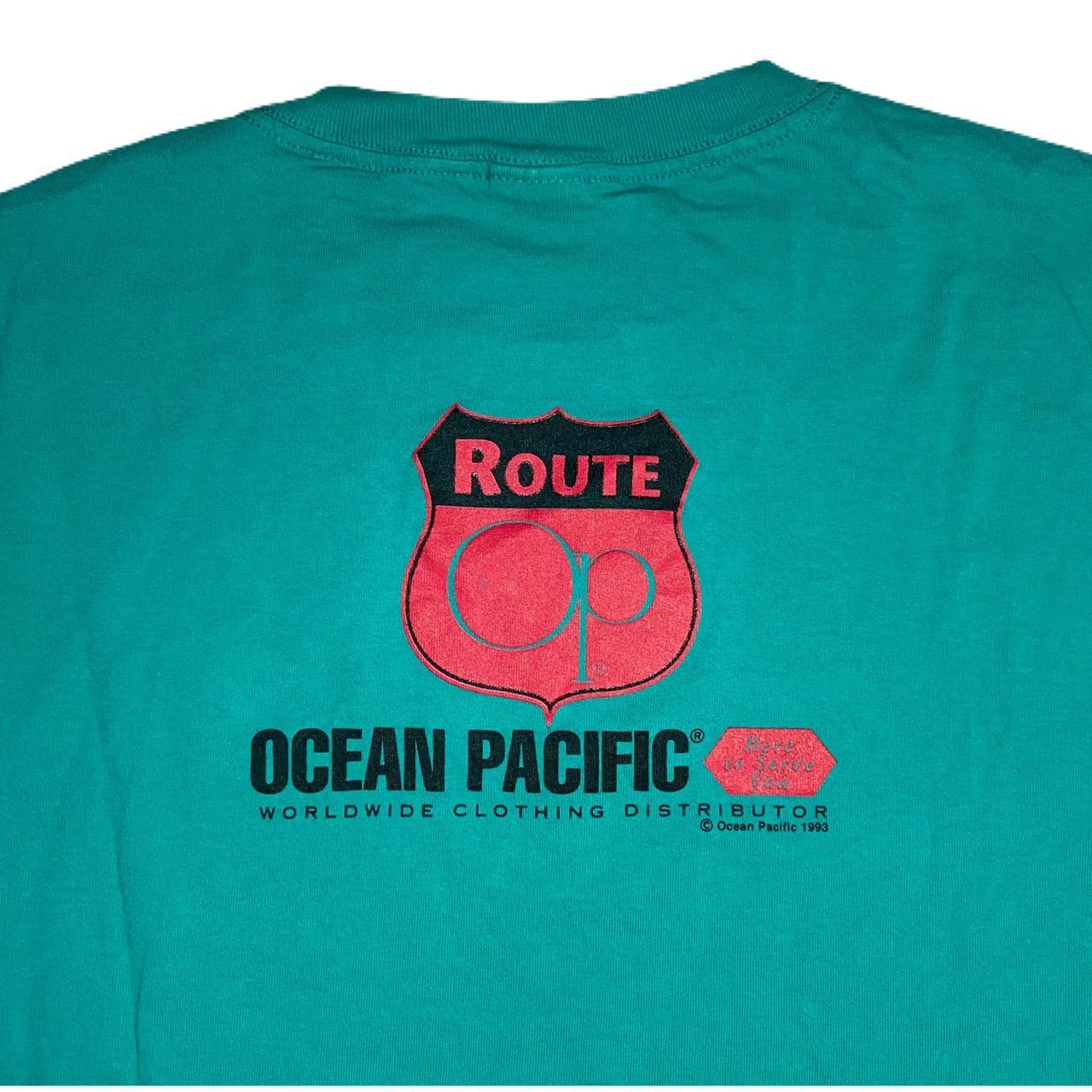 Ocean Pacific Men's Green T-shirt (3)