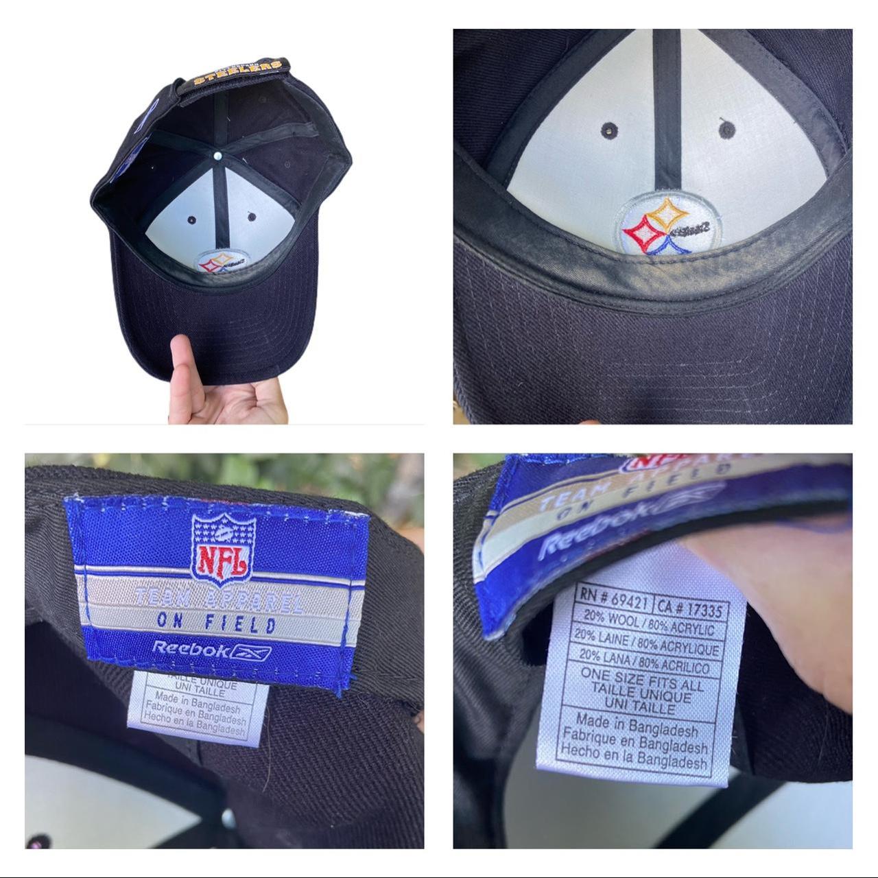 Reebok, Accessories, Pittsburgh Steelers Wool Fitted Hat