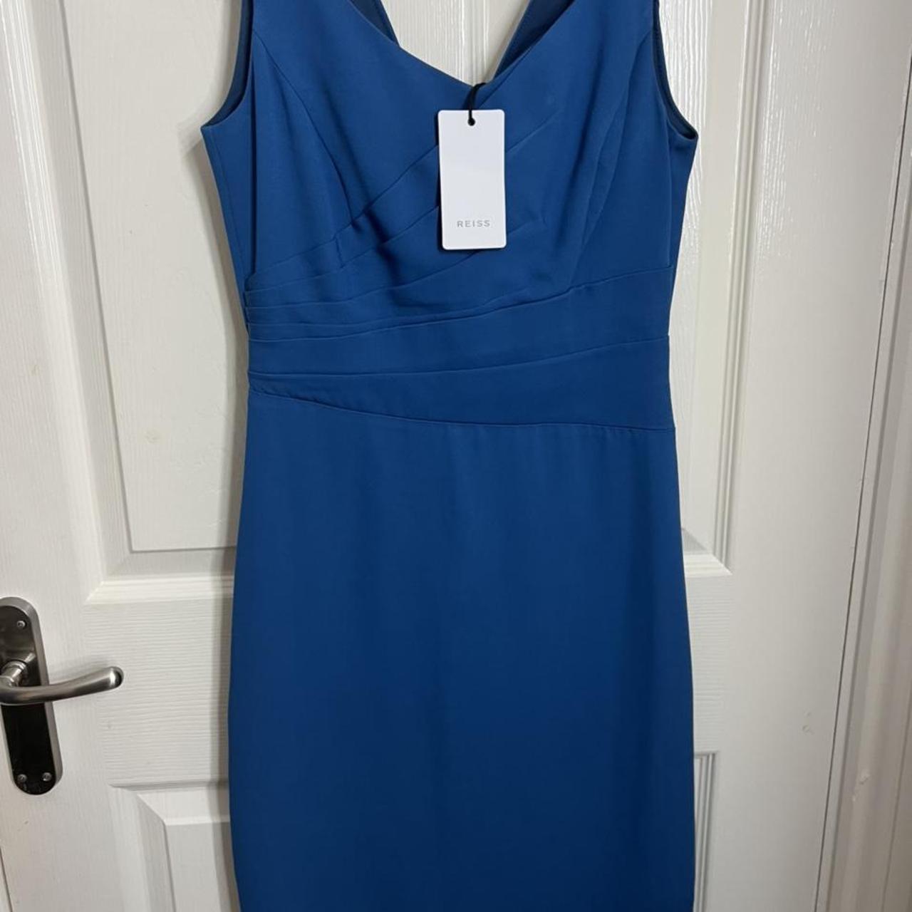 Blue Reiss Dress Brand new with tags - Depop