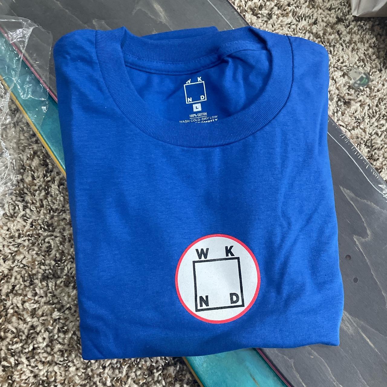 Polar Skate Co Men's White and Blue T-shirt