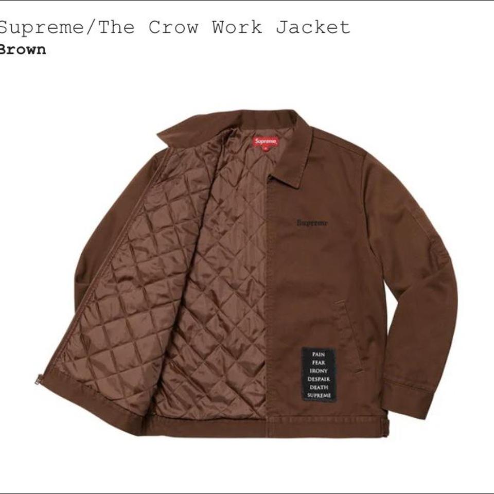 WTS SUPREME THE CROW WORK JACKET , Brand new...