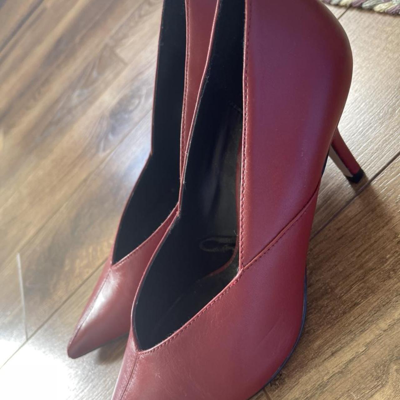 Zara Women's Red Courts | Depop