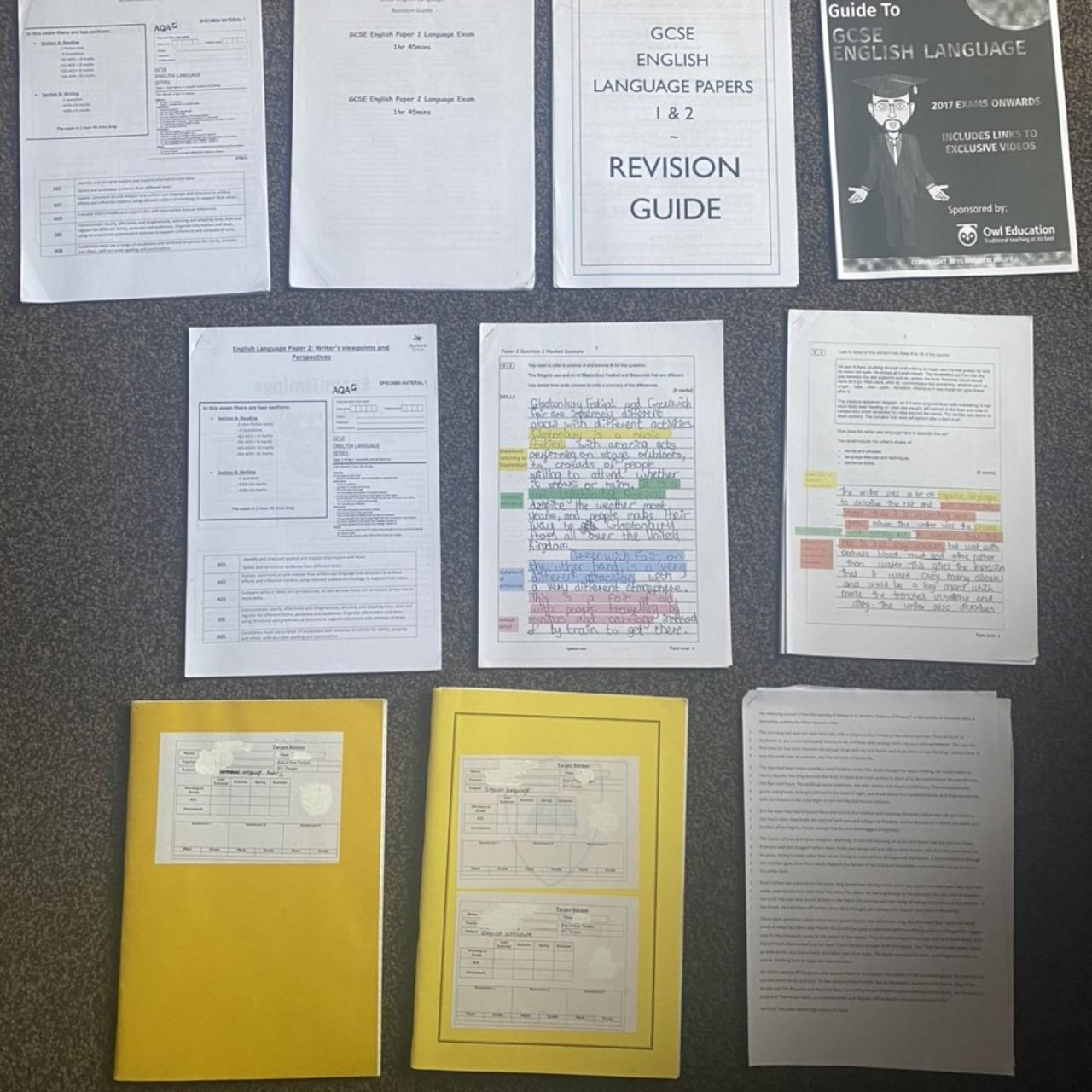 AQA GCSE English Language Revision Bundle - 2... - Depop