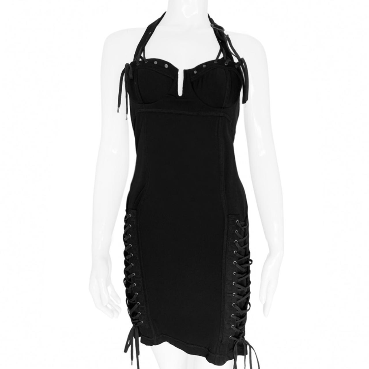 CHRISTIAN DIOR HARDCORE CORSET HALTER DRESS
