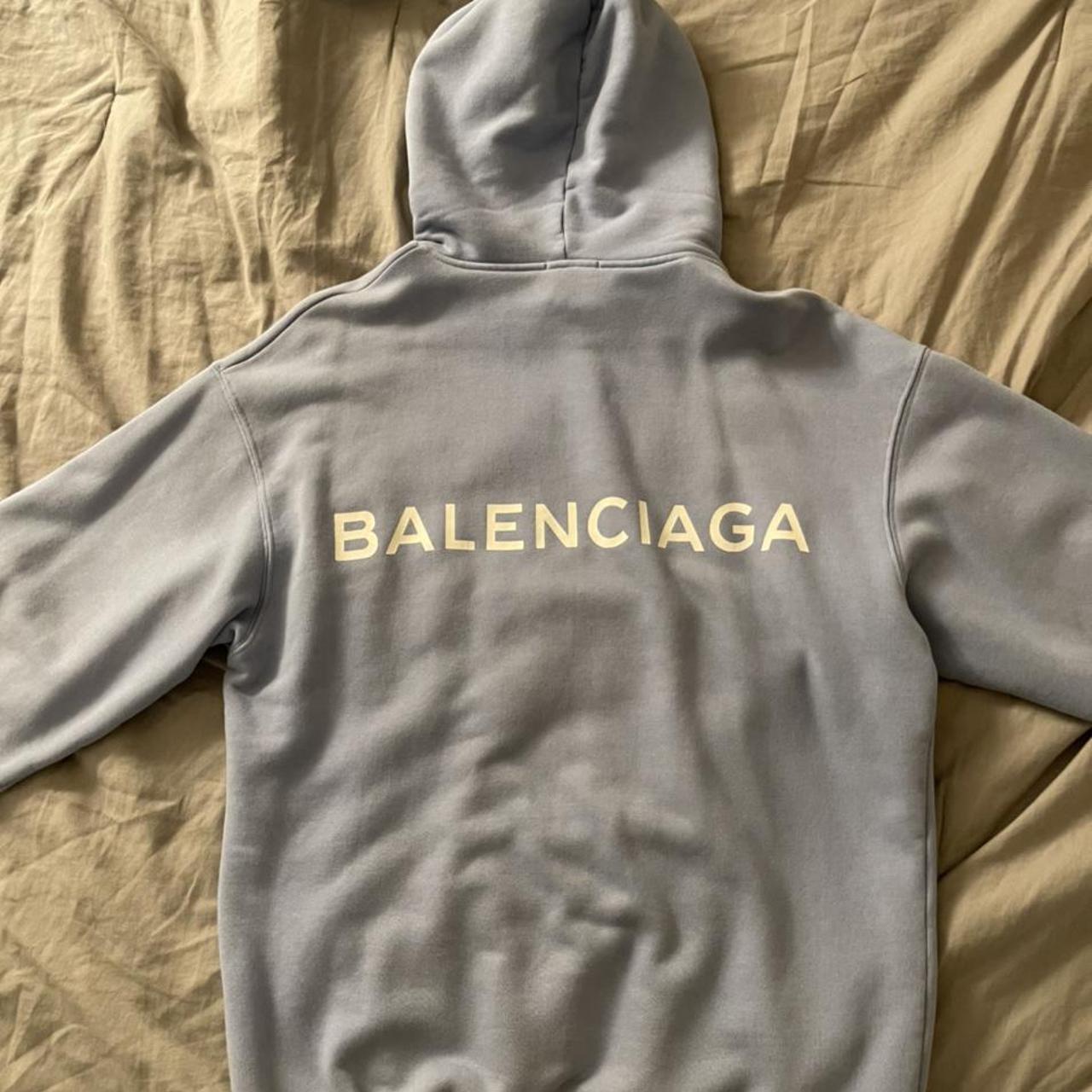 balenciaga phone pocket hoodie