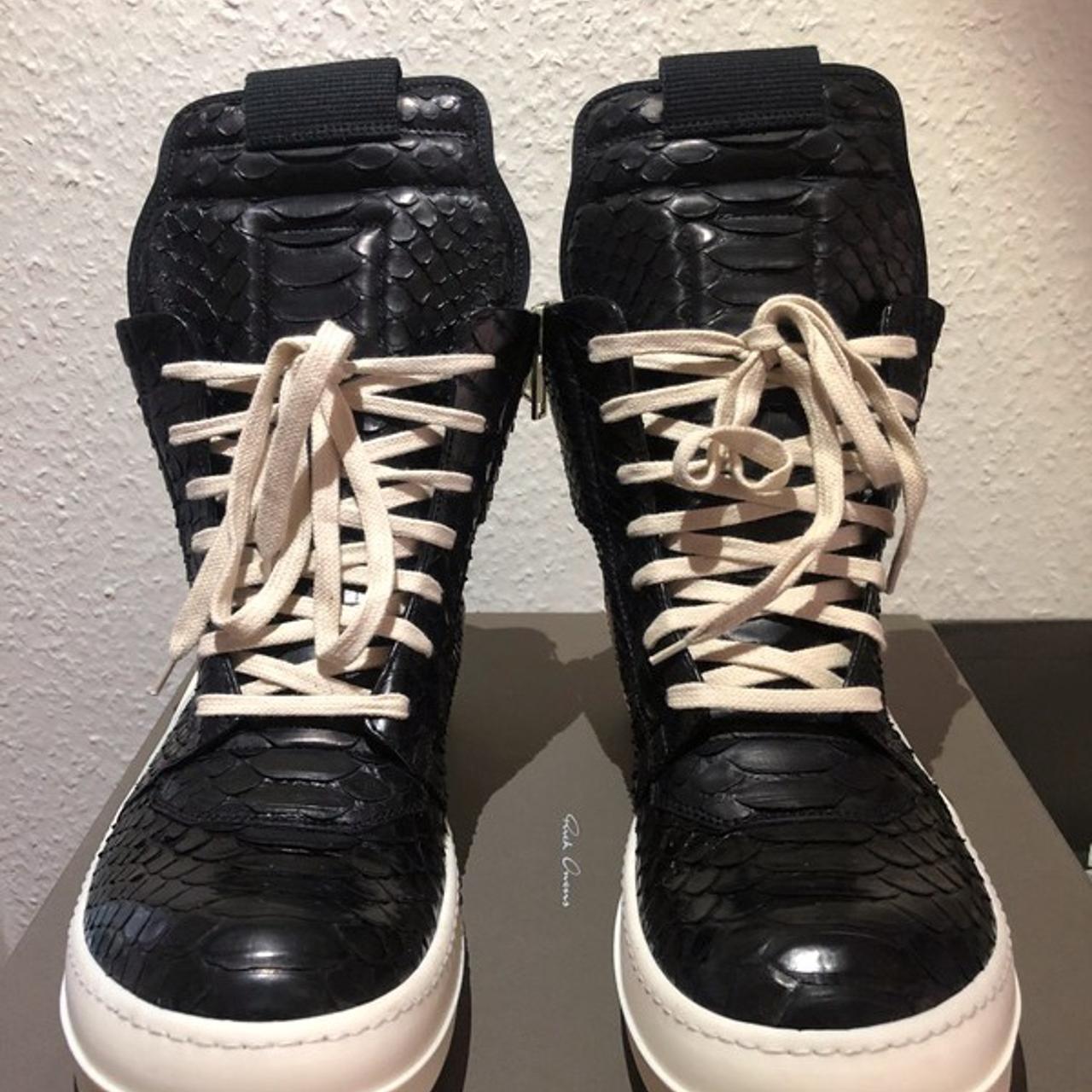 rick owens python geobasket