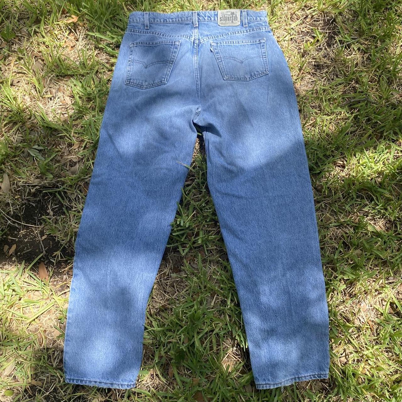 Light Wash Levis Silvertab LOOSE FIT No Stains Depop