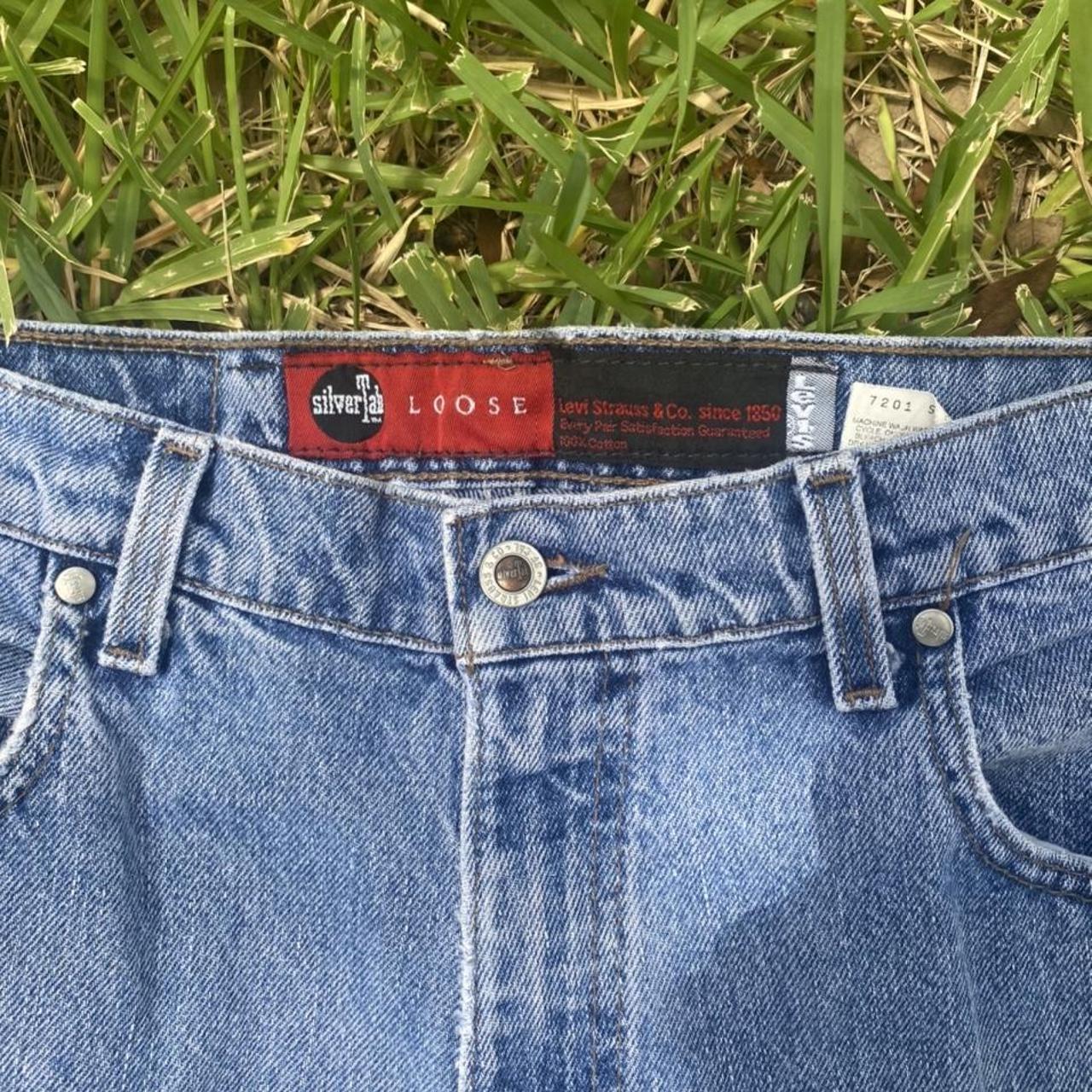 Light Wash Levis Silvertab LOOSE FIT No Stains Depop