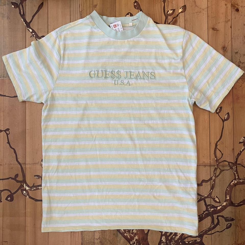 guess asap striped tee