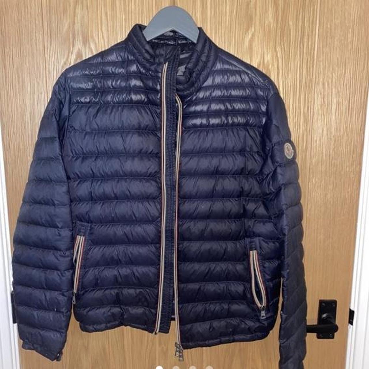 Moncler Men's Navy and Blue Jacket | Depop