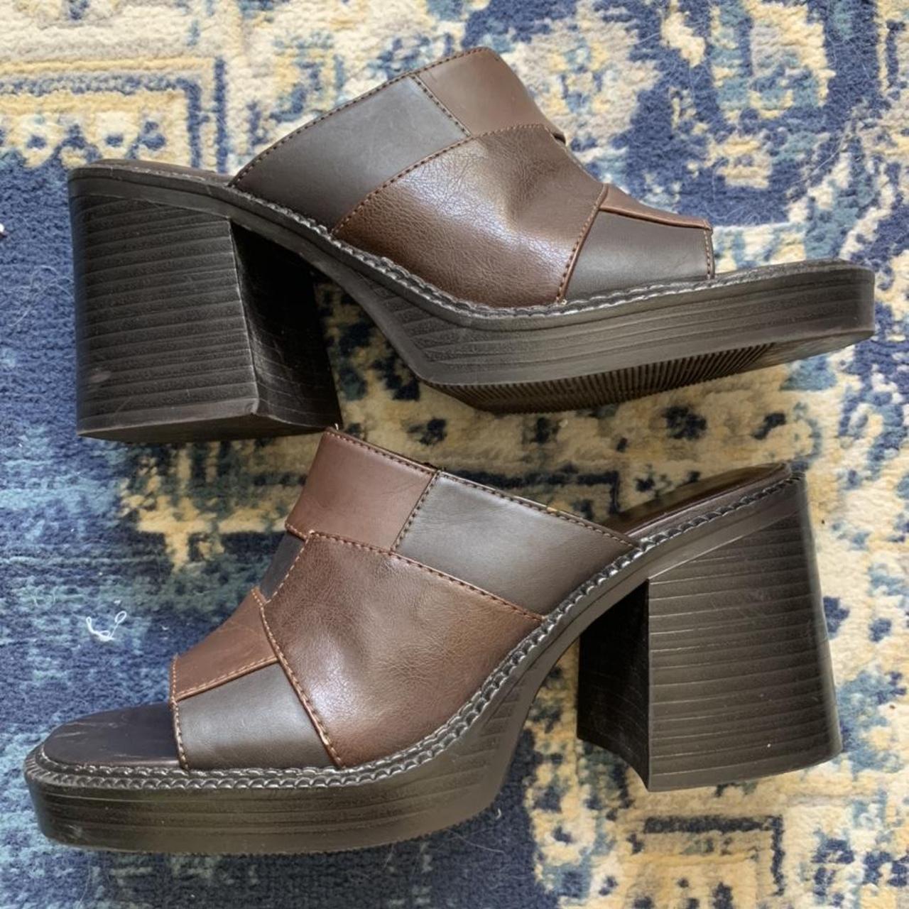 Rampage Women's Brown Sandals | Depop