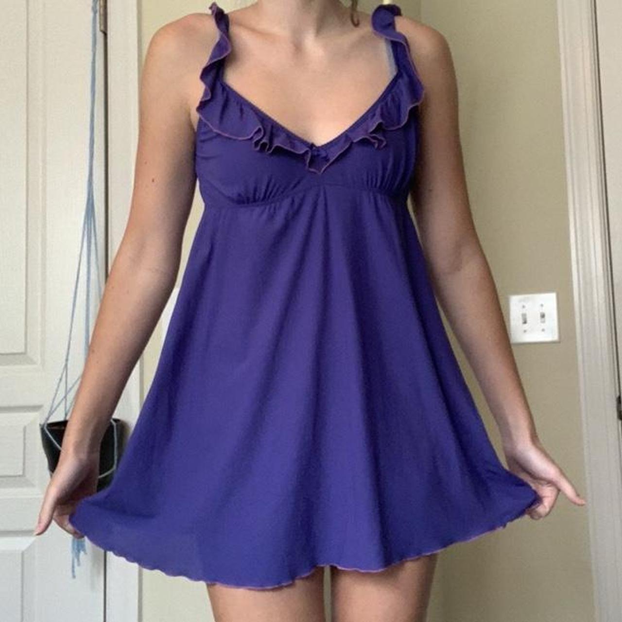 Smart and Sexy Women's Purple and Pink Dress (4)