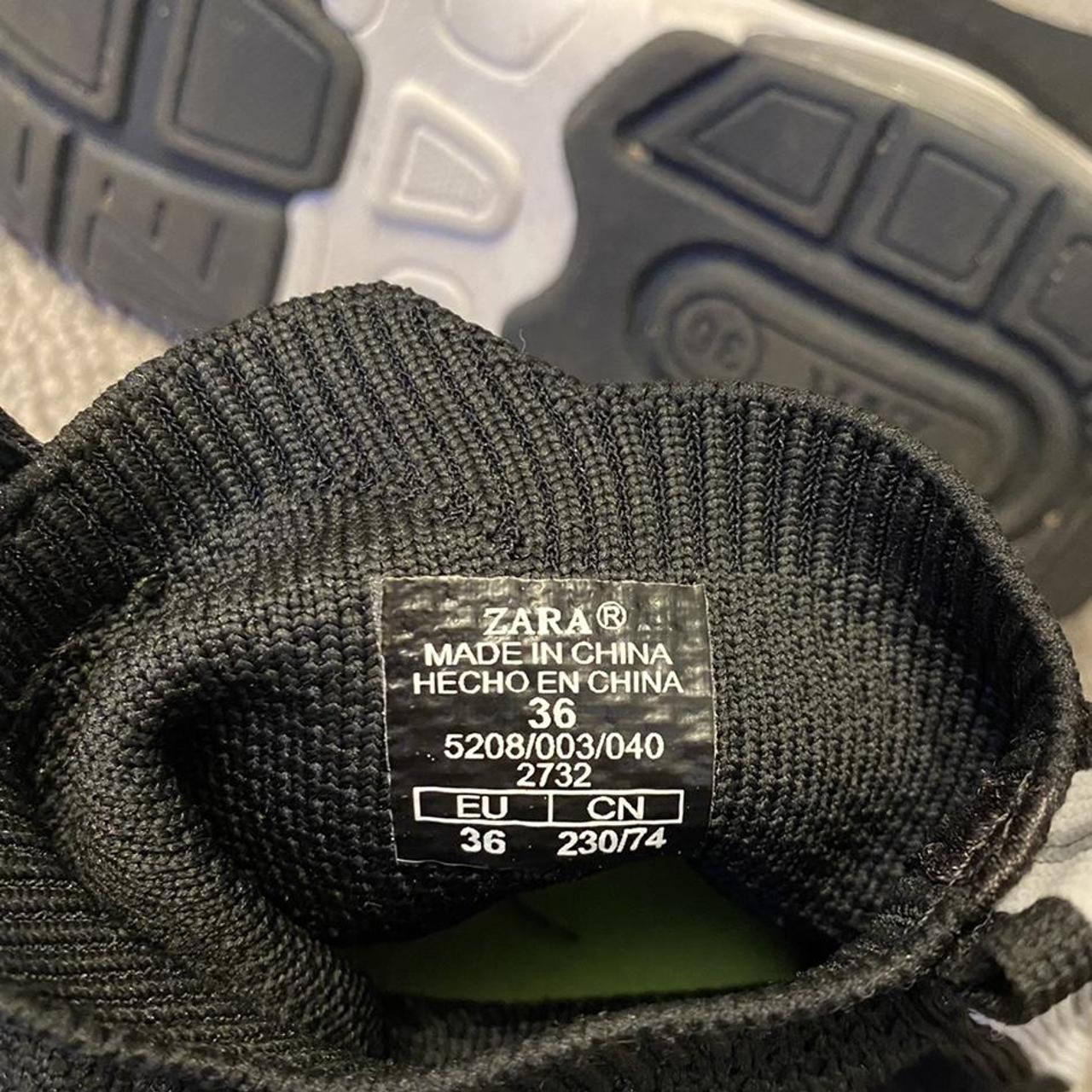 ZARA boys high top black trainers Size EU 36. I... Depop