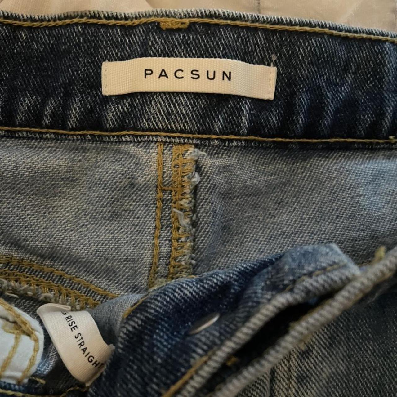 Pacsun jeans!! Hi rise straight leg style, size 27,... - Depop