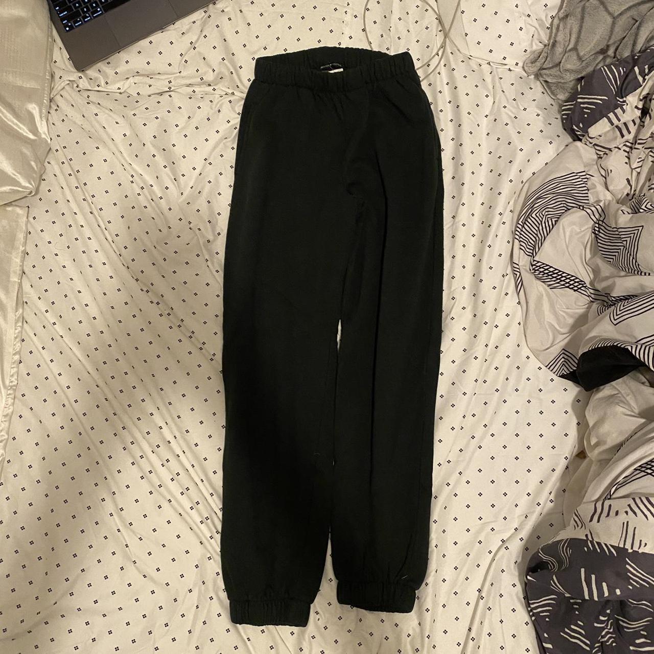 Brandy melville dark green sweats the Rosa Depop