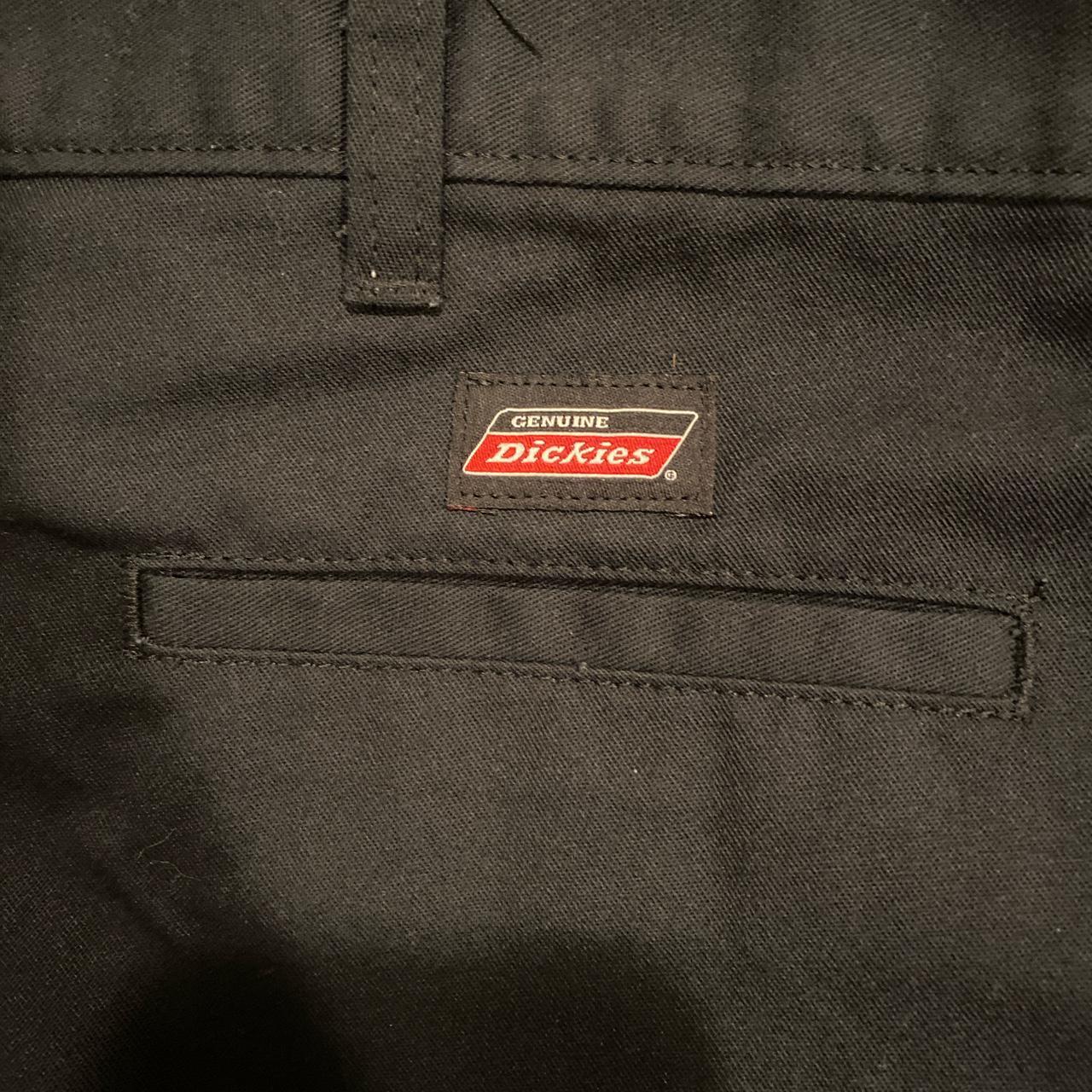 Dickies double knee loose fit pants in black, size... - Depop