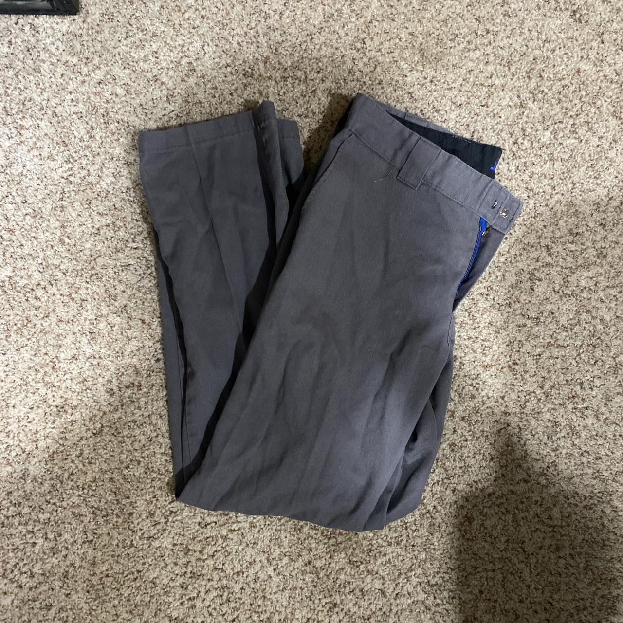 Grey Dickies pants in a size 36x32. No visual damage... - Depop