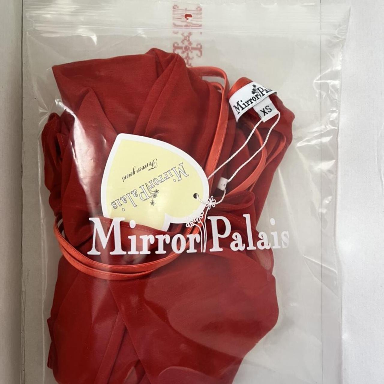 Selling Mirror palais long sleeve chemise scarlet... Depop