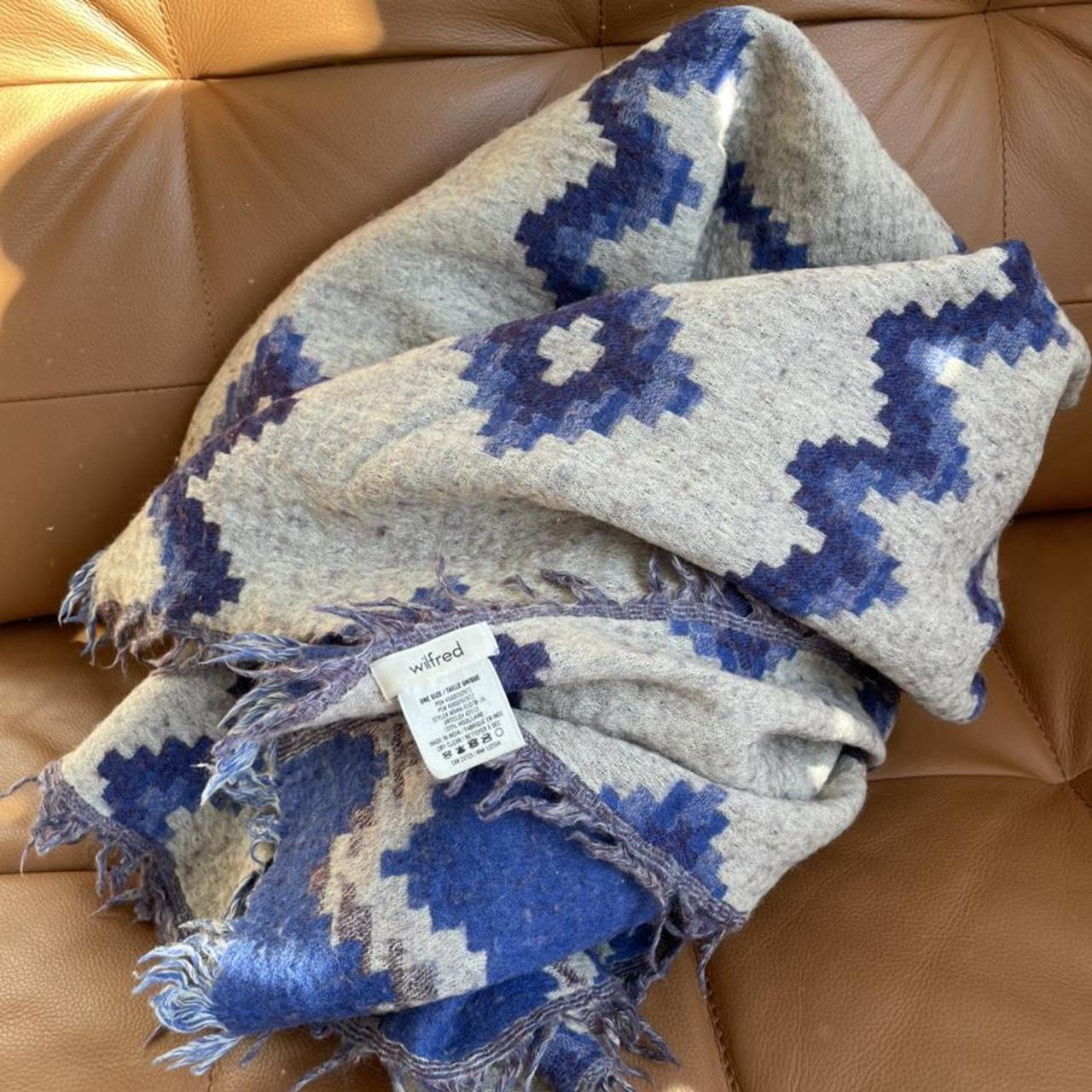 wilfred aritzia blanket scarves (3!) 100 wool two... Depop