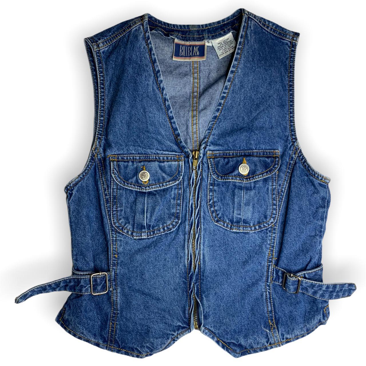 Bill Blass Women's Blue and Navy Vests-tanks-camis