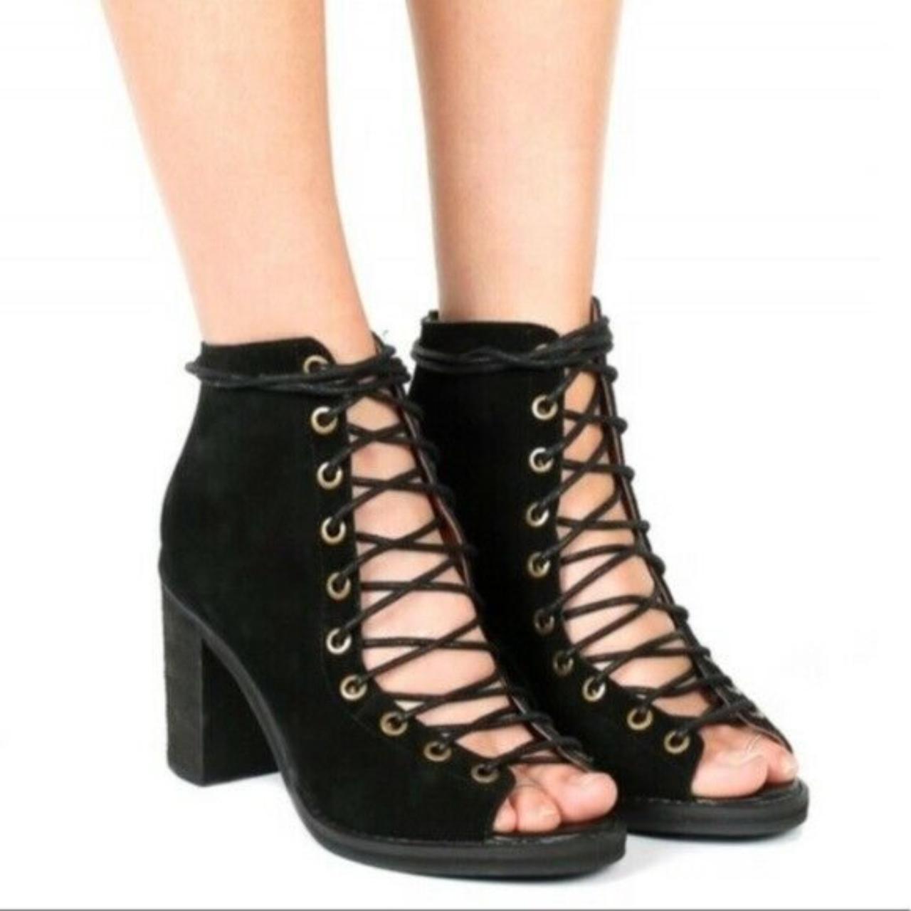 Jeffrey campbell cors peep toe clearance booties