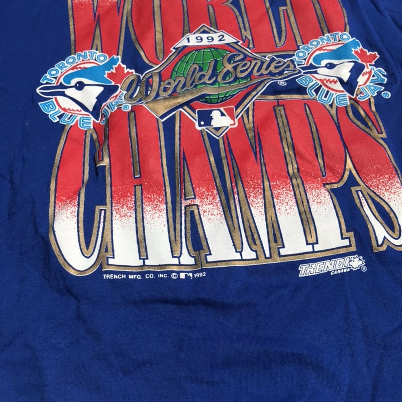 Vintage 1992 Toronto Blue Jays World Series Champs - Depop