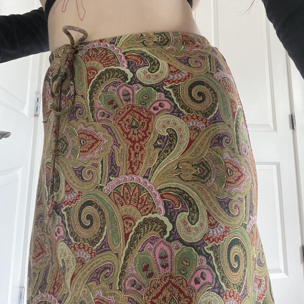 paisley fairy skirt with adjustable top #fairyskirt... - Depop