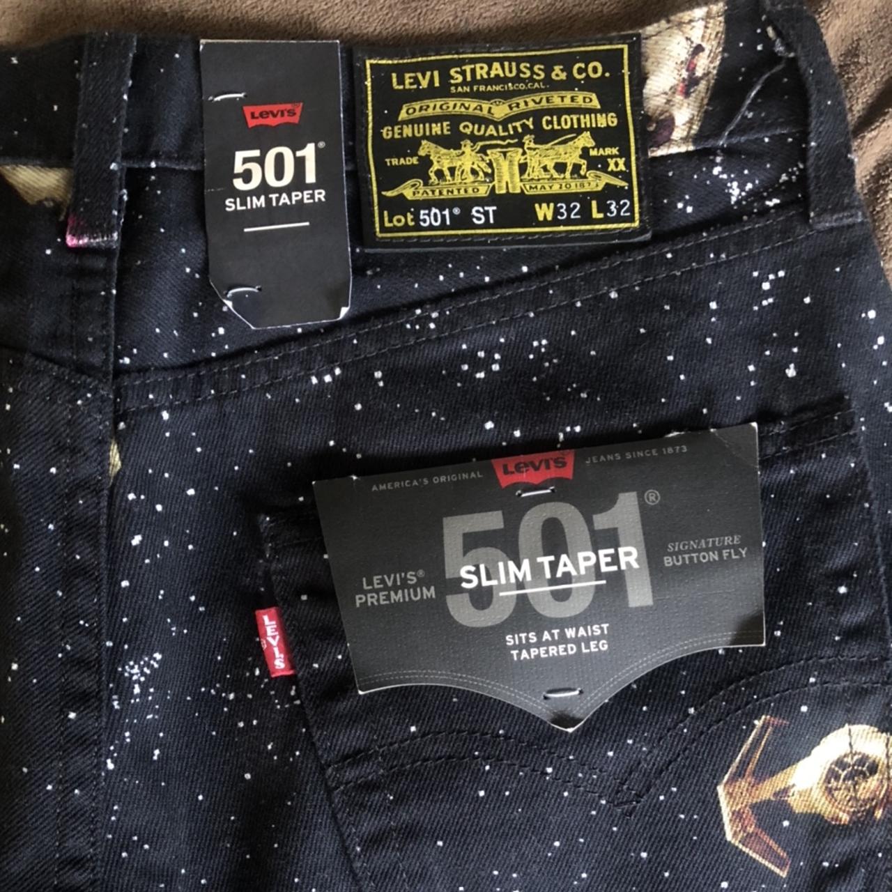 Star wars x Levis 501 st jeans Slim tapered 32x32 Depop