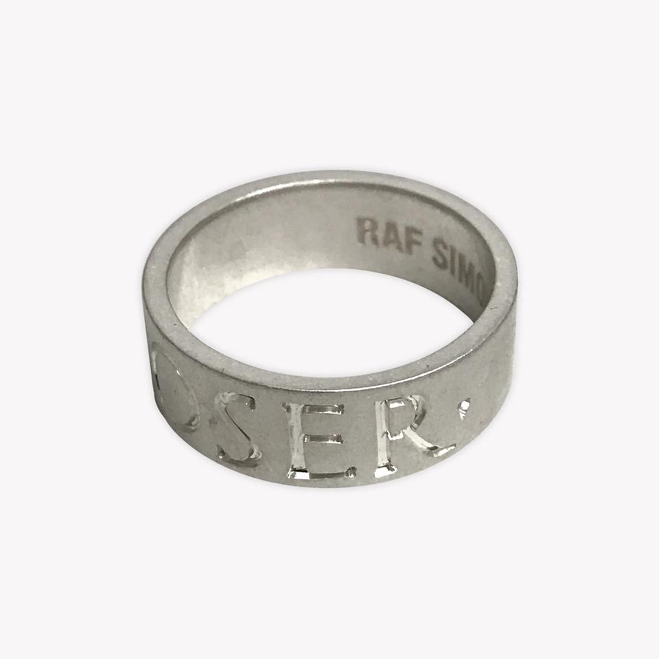 RAF SIMONS Archive silver ring 100% silver Slips... - Depop