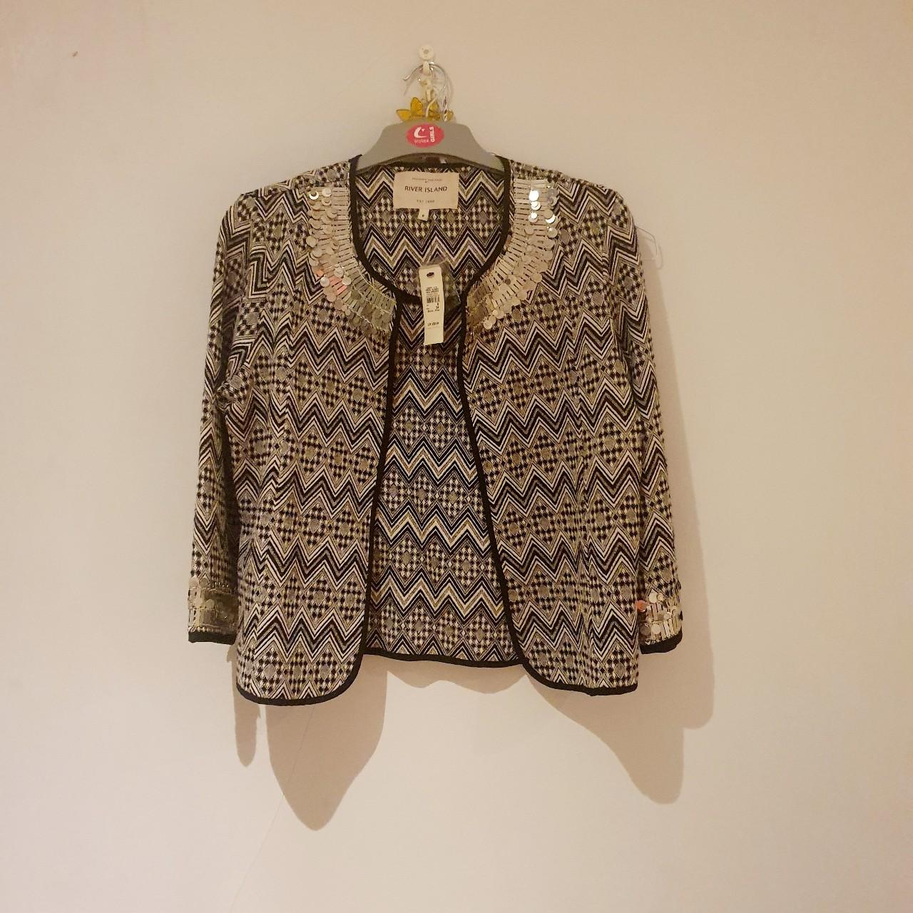 Tweed jacket womens deals river island