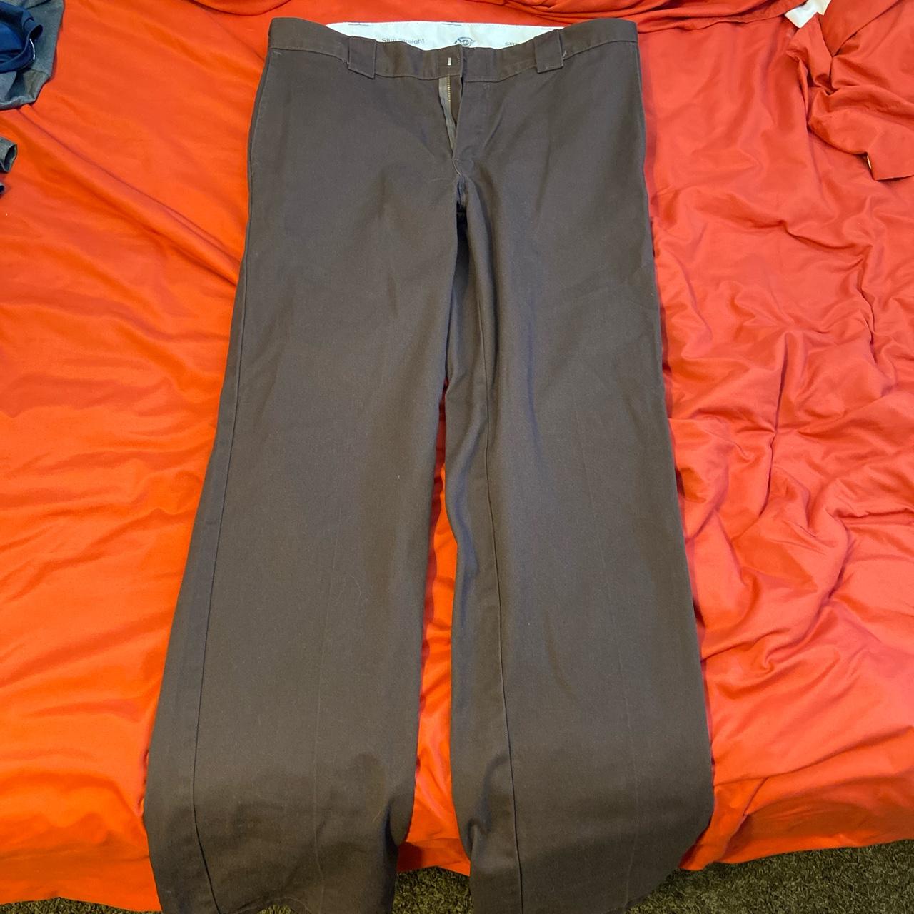 Brown Dickies pants. Great condition, rarely worn.... - Depop